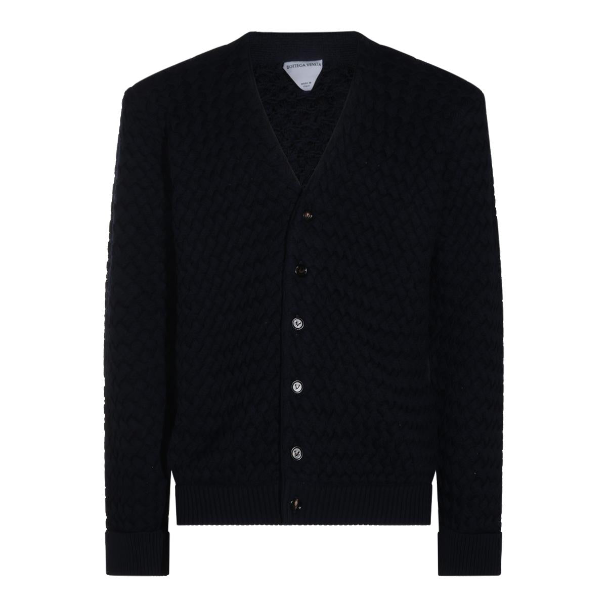 Bottega Veneta Wool Knit Cardigan Ivory Women’s
