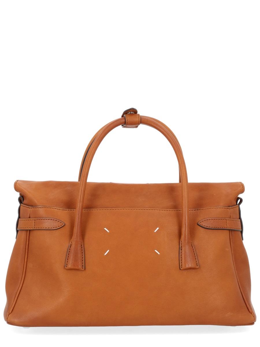 Maison Margiela Leather Shoulder Bag Black