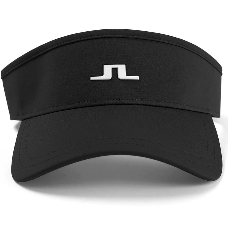 J LINDEBERG Yarden Logo Patch Golf Sun Visor Black