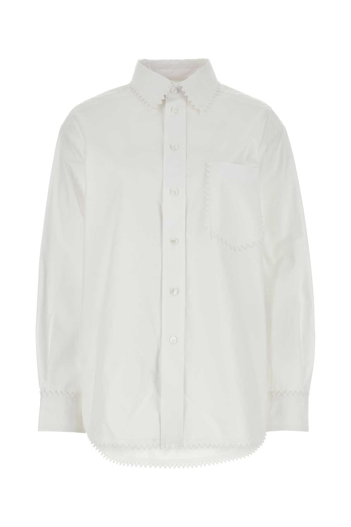 Bottega Veneta Long Sleeve Black Cotton Shirt