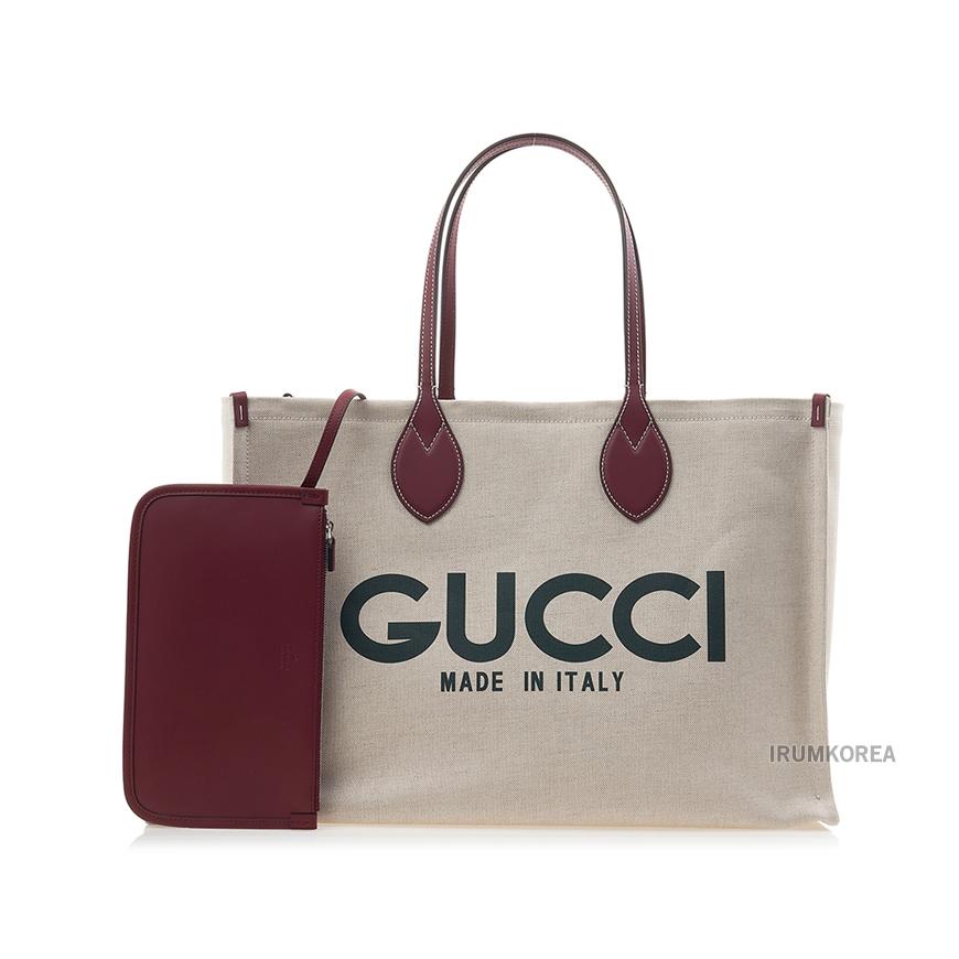 GUCCI Women’s Logo Print Tote Bag 772177 FACUL 8574
