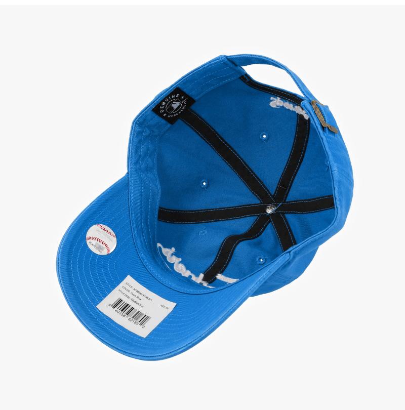 SPORTY&RICH Women’s Cotton Baseball Cap AC060627671BL67 TEAM BLUE