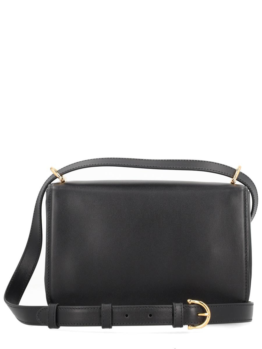 GUCCI Black Leather Shoulder Bag