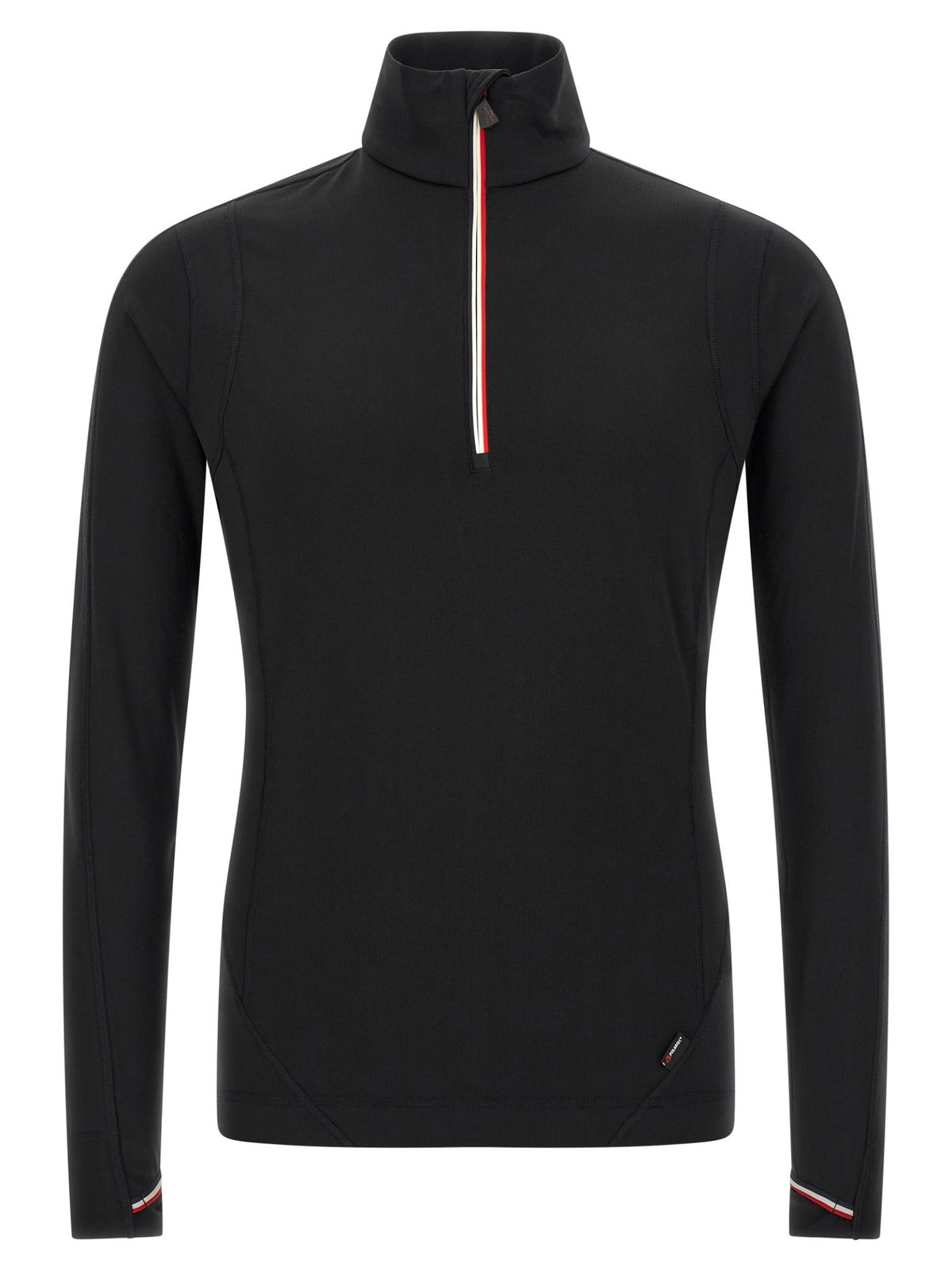 Moncler Black Cotton Logo Sweatshirt for Men