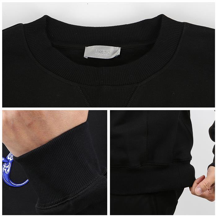 DIOR Logo Sweatshirt Men Gray