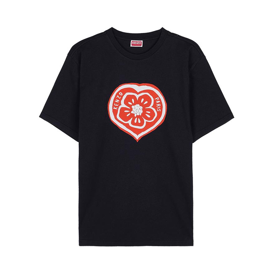 KENZO Women’s Boke Heart Loose T-Shirt FG52TS3014SG 99J