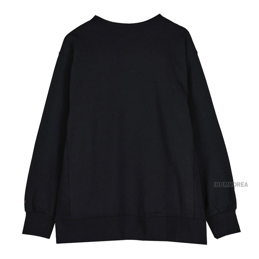 NANGA Men’s Eco Crewneck Sweatshirt N2530 1K066Z PBLK