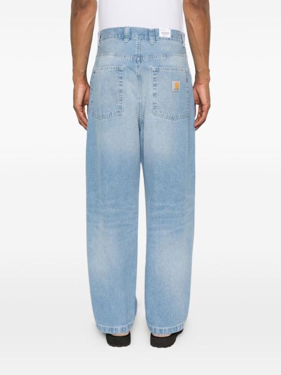 CARHARTT WIP Brandon Denim Pants for Men I036544 01ZO BLUE LIGHT TRUE WASHED DOM