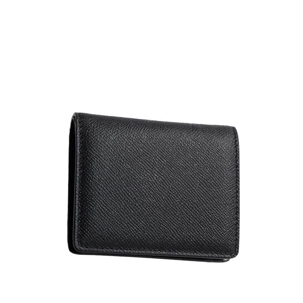Maison Margiela Signature Stitch Leather Bifold Wallet with Coin Pocket