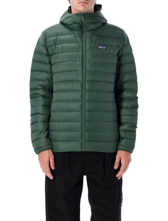 patagonia Treeline Green Down Sweater Hoodie Women’s Jacket