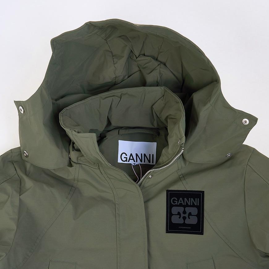 GANNI Women’s Triple-Layer Parka Coat W1013 861