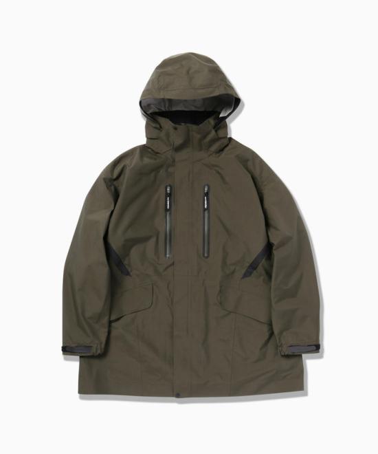 and wander Wool Blend Long Coat for Women 5745211004181 DKHAKI DOM
