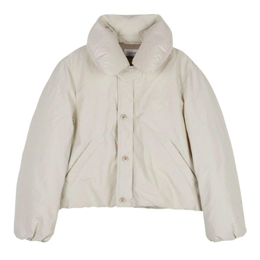 Lemaire Women’s Short Puffer Bomber Jacket Down Padding OW1151 LF1019 WH050