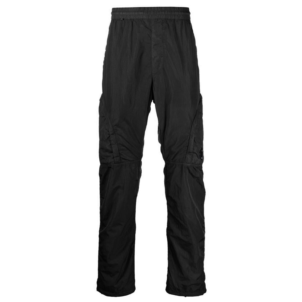 CP Company Lens Logo Fleece Jogger Pants Black Men’s Classic Pants