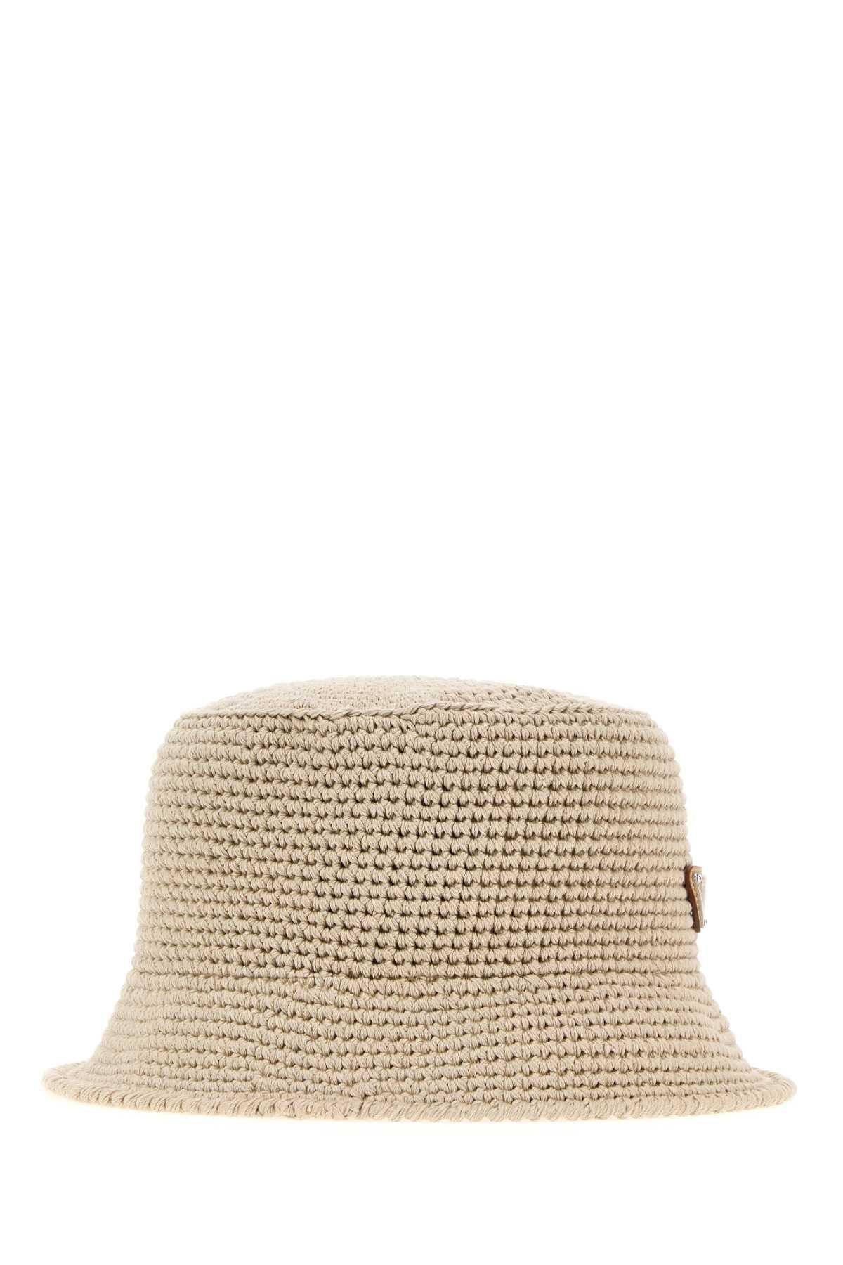 PRADA Nylon Bucket Hat for Men Black