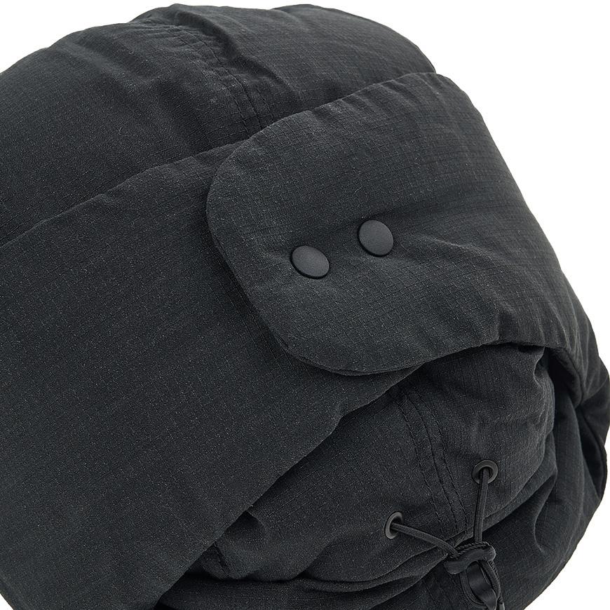 NANGA Unisex Hinok Ripstop Ear Flap Cap NA2441 3B101 BLK