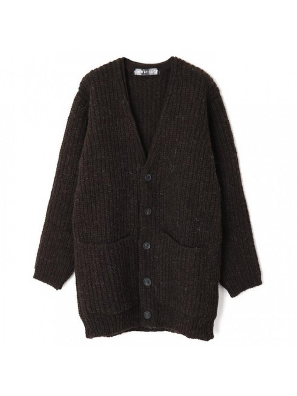 OUR LEGACY Welsh Black Albion Wool COLOSSAL Cardigan W4233 CW