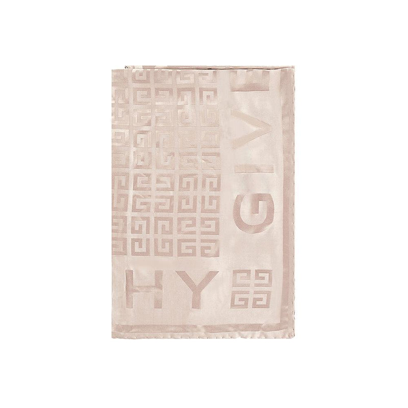 GIVENCHY Monogram Glossy Jacquard Silk Scarf for Women BG00DKG03F 271 4G