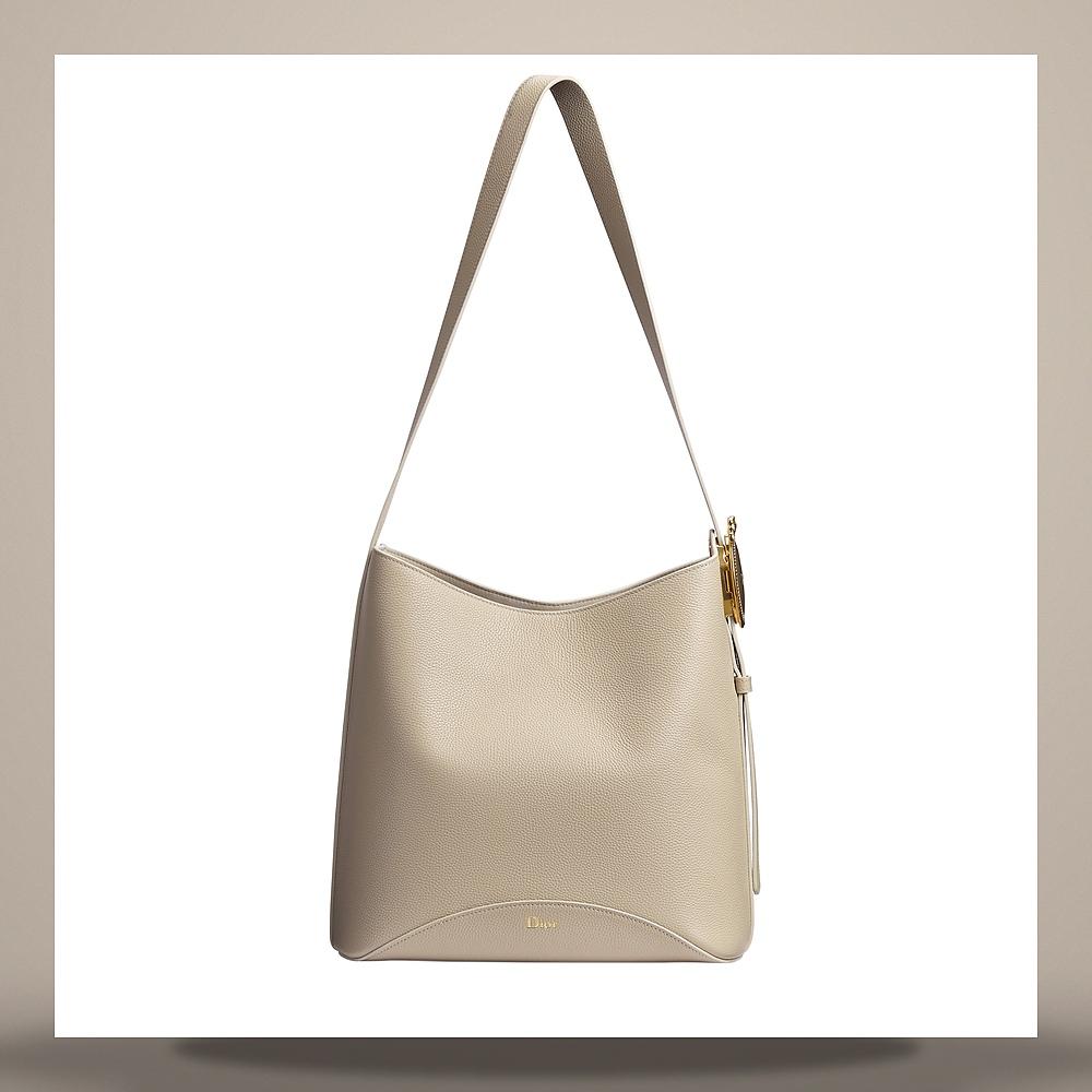 DIOR Medallion Bucket Bag Medium Trench Grain Calfskin Crossbody M1532QUQW M73U
