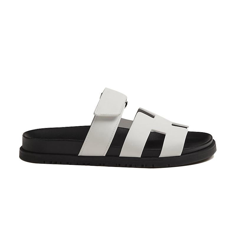 HERMES Chypre Sandals Classic White Women’s Sandals
