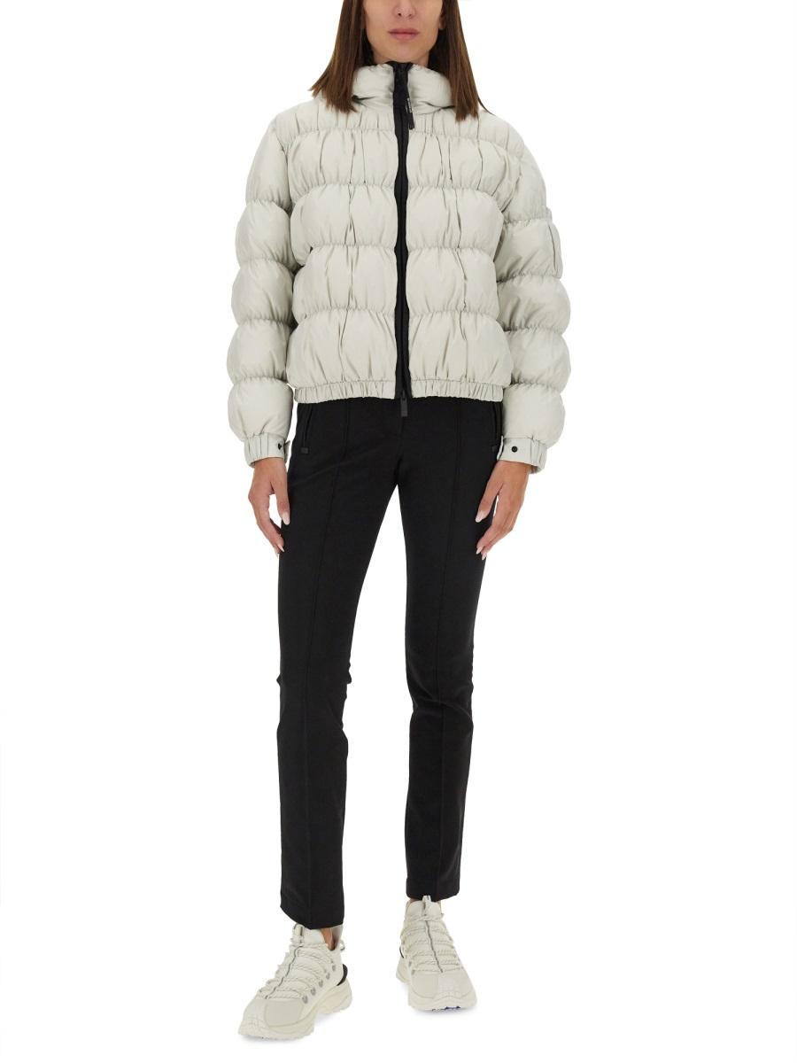 Moncler Black Wool Classic Tailored Trousers for Women