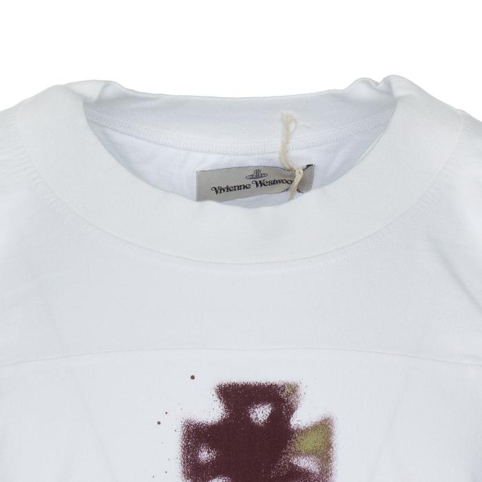 Vivienne Westwood Unisex Spray Orb Oversized T-Shirt White