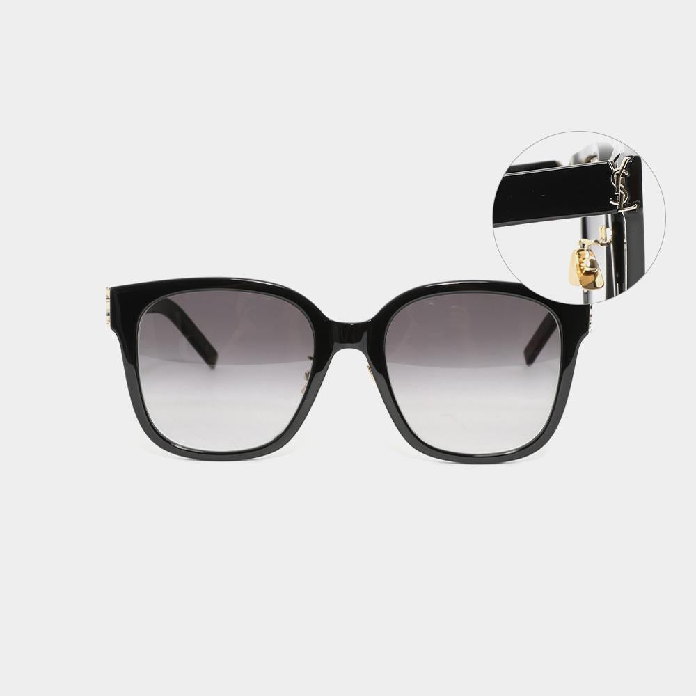 Saint Laurent Black YSL Logo SL M105 Women’s Sunglasses