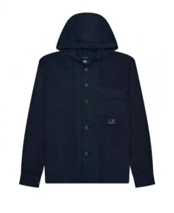 CP Company Armored Stretch Satin Hooded Overshirt