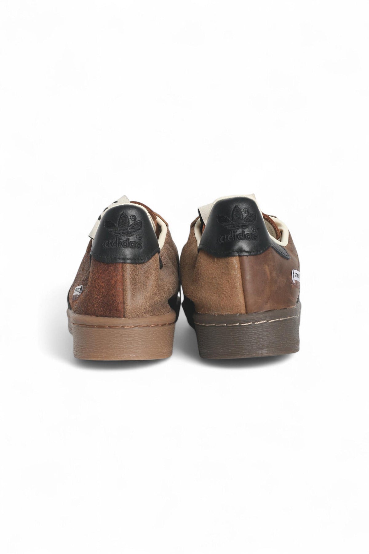 SONG FOR THE MUTE Khaki Leather Superstar 82 Low-Top Sneakers