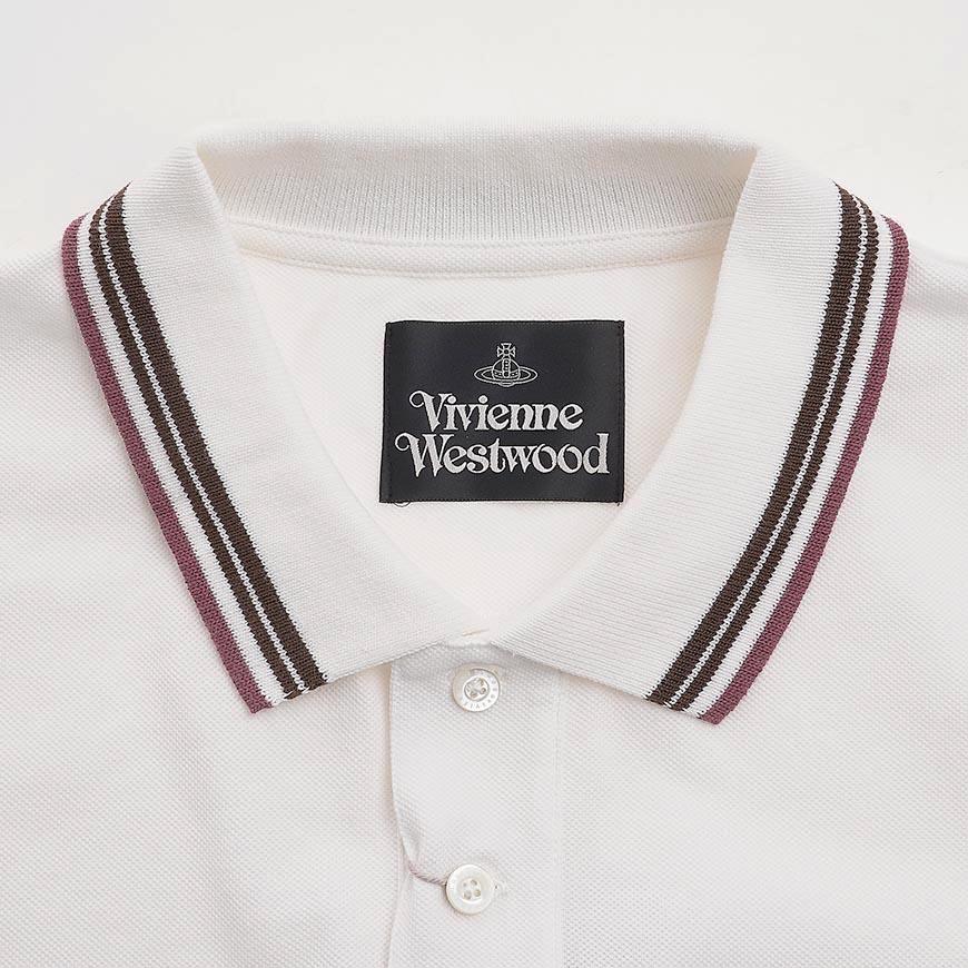 Vivienne Westwood Men’s Classic Polo T-Shirt White Cotton