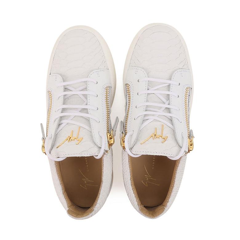 Giuseppe Zanotti May London Python Low-Top Sneakers RW70001 002