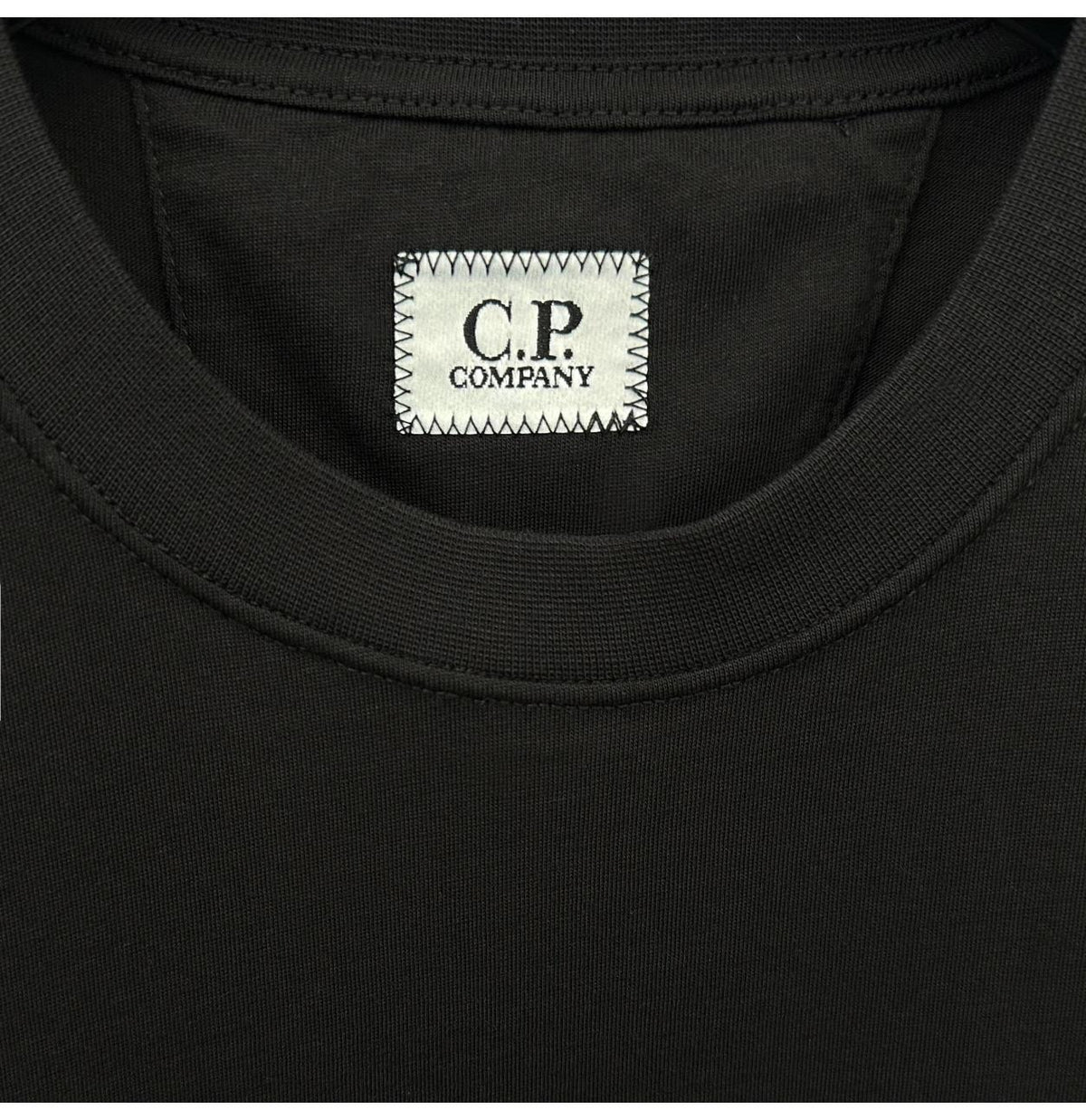 CP Company Jersey Logo Short Sleeve T-Shirt Black Men
