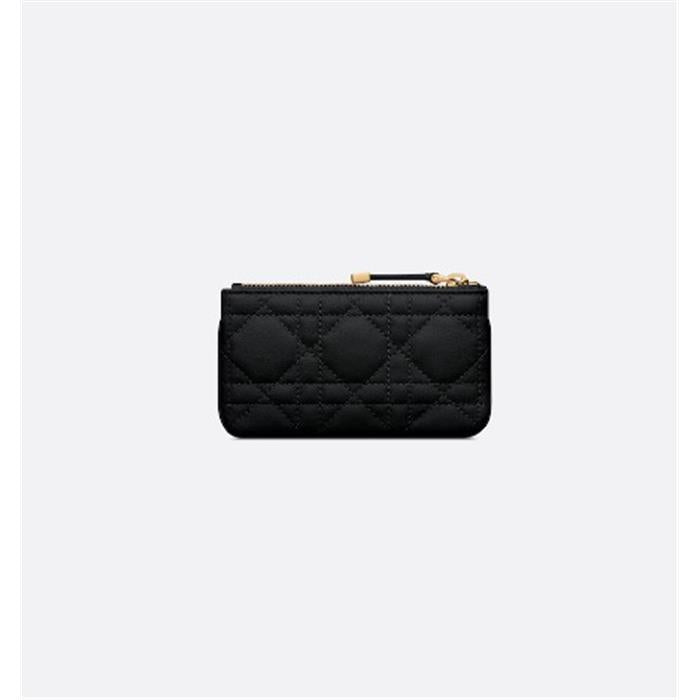 DIOR Caro Myrte Zip Key Wallet S5158UWHC