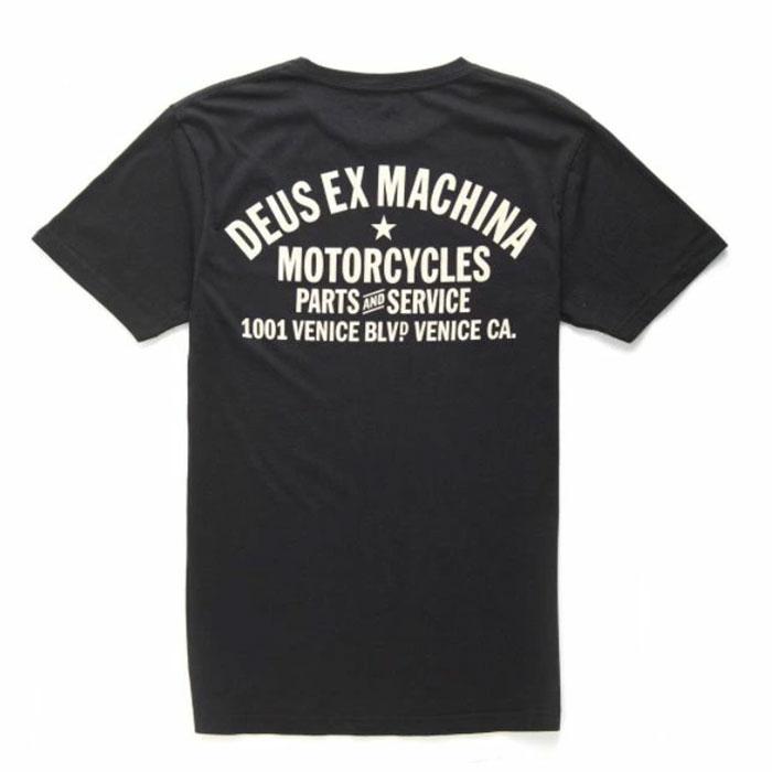 Deus Ex Machina Venice Address Graphic T-Shirt Black Unisex