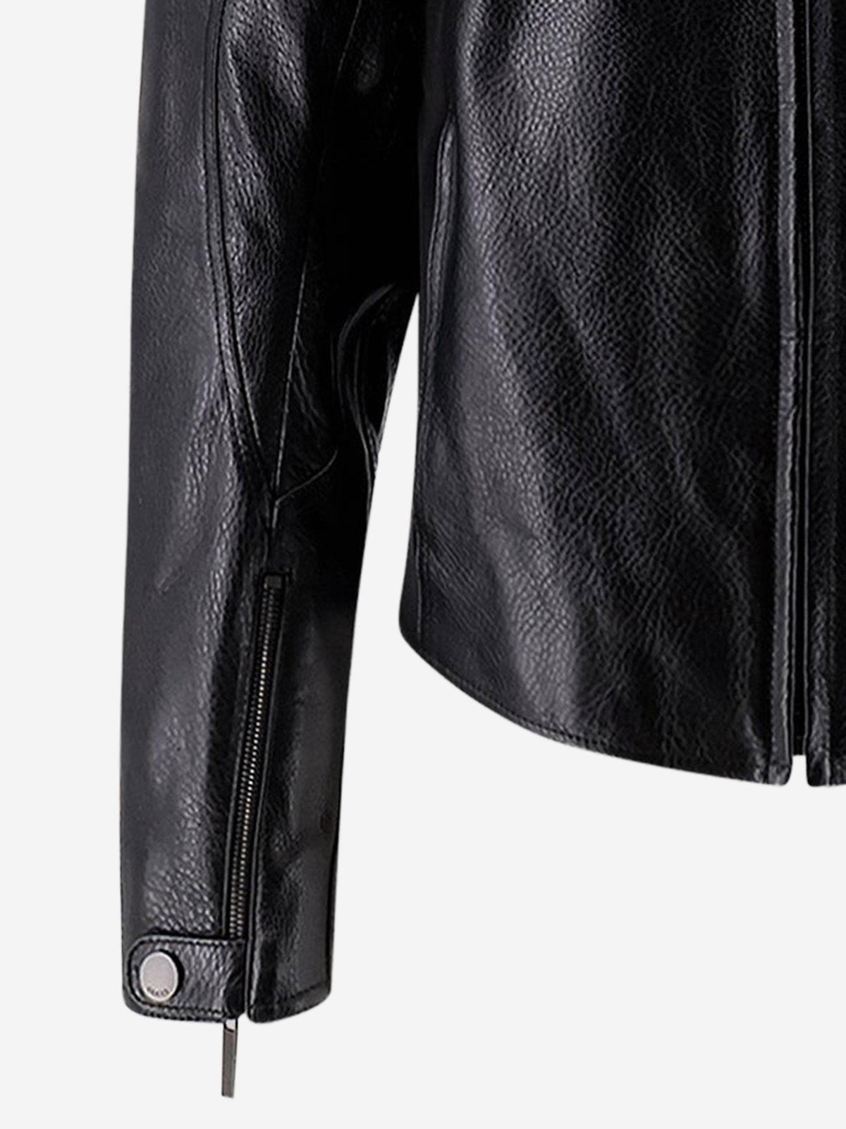 GUCCI Black Wool Blend Zip-Up Jacket