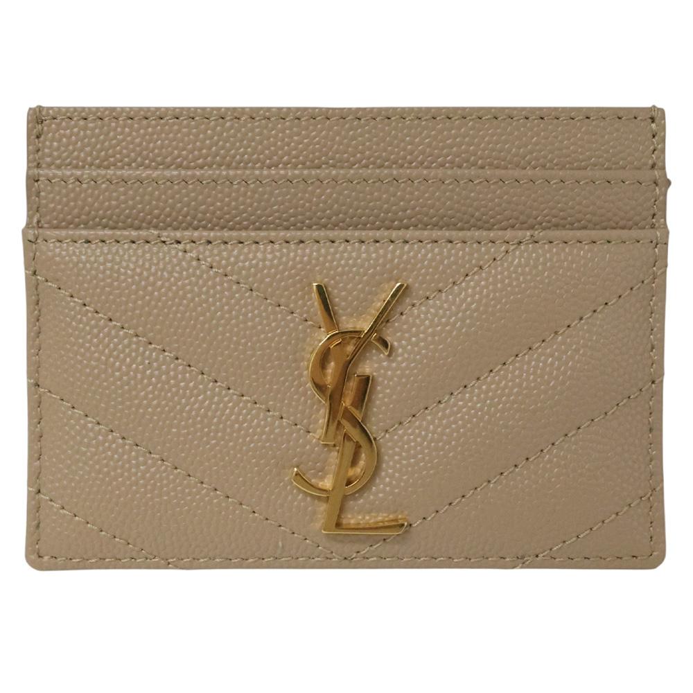 Saint Laurent Cassandra Matelasse Leather Women’s Card Holder Wallet