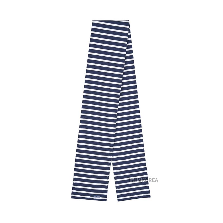 Saint James Unisex EVE ECHARPE II Marine Neige Scarf