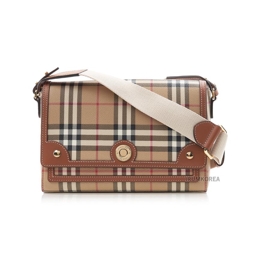 BURBERRY Vintage Check Leather Crossbody Bag for Women