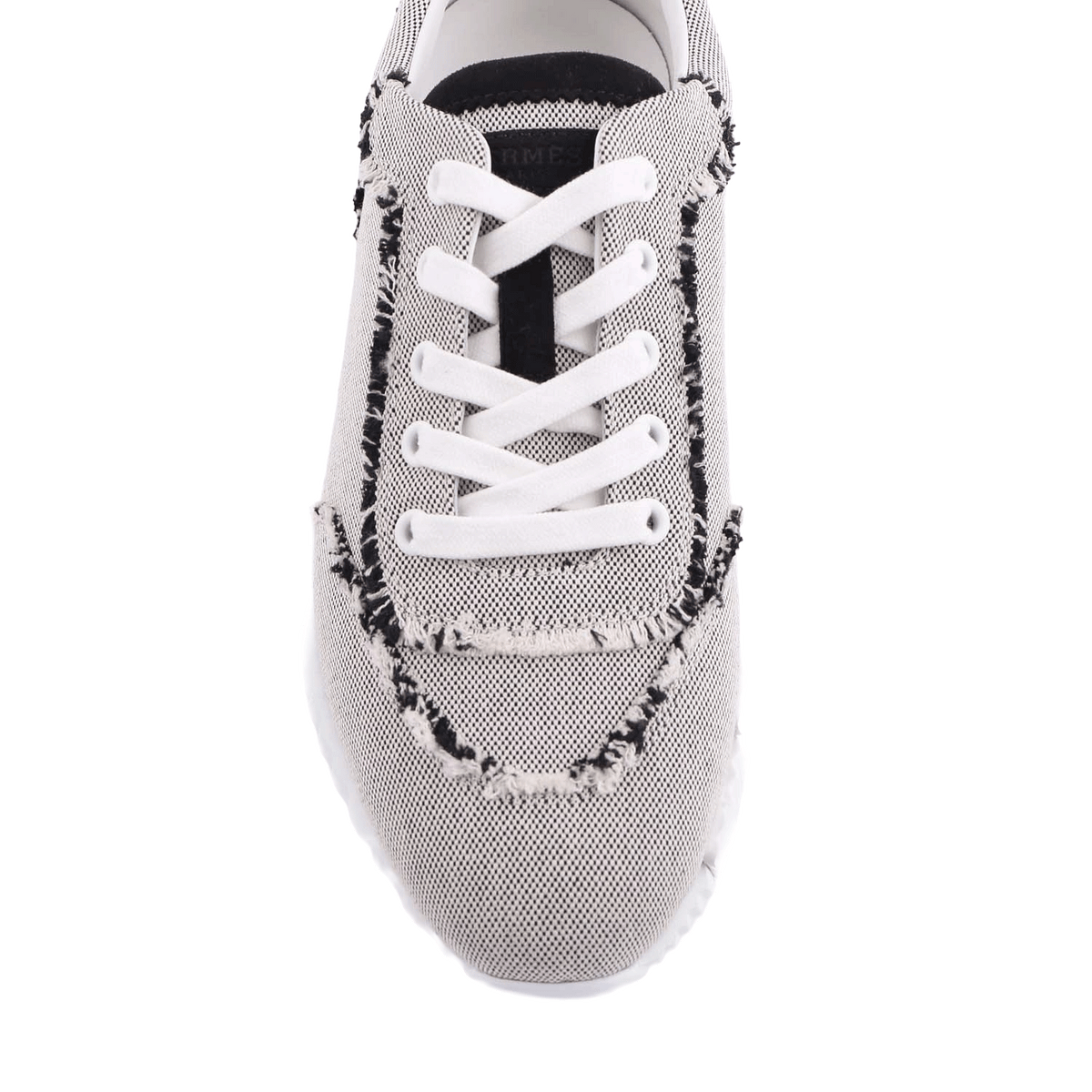 HERMES Noir Bouncing Low Top Sneakers Unisex
