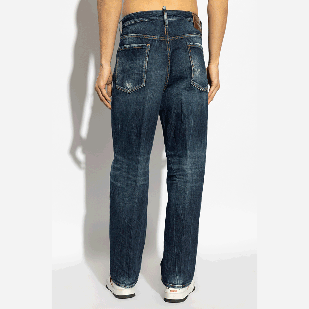 Dsquared2 Nice Wash Loose Fit Men’s Denim Jeans S71LB1583 S30309 470