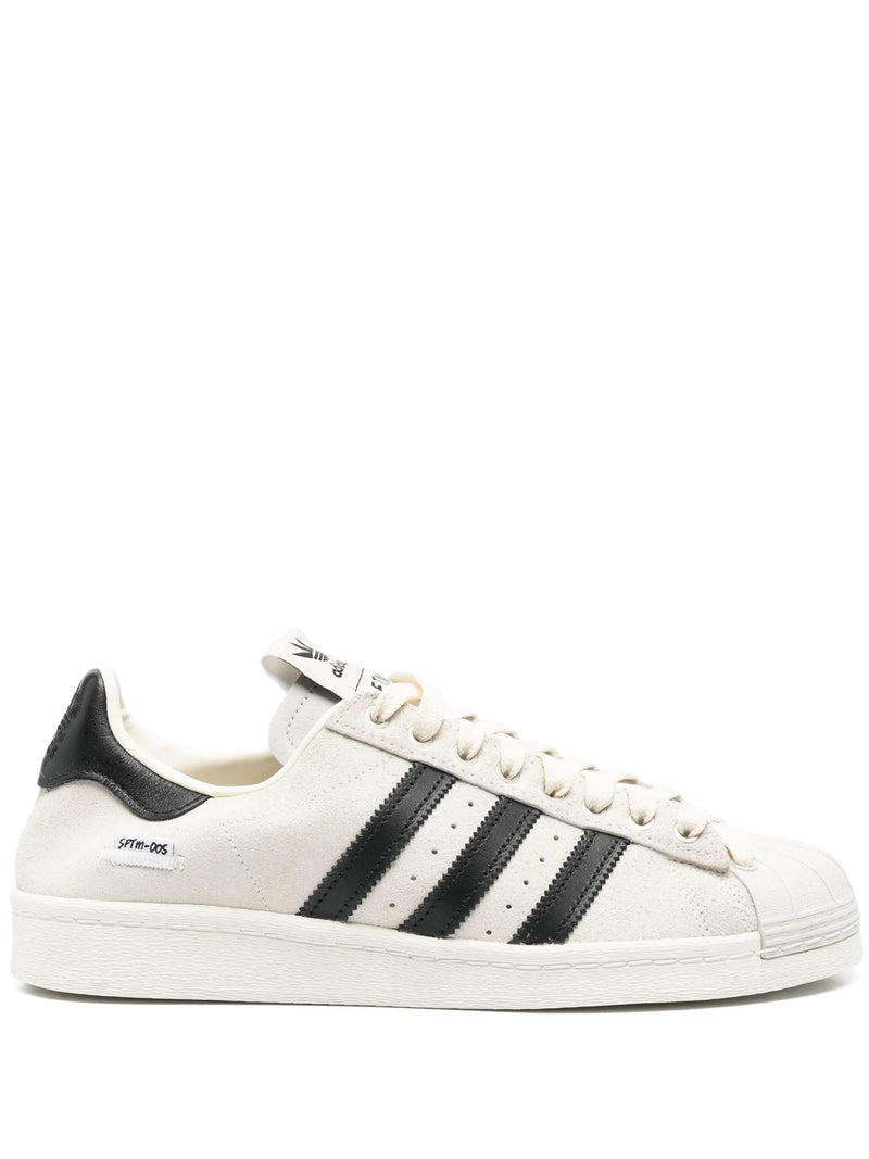 SONG FOR THE MUTE White Leather Low-Top Sneakers Superstar 82 Collaboration