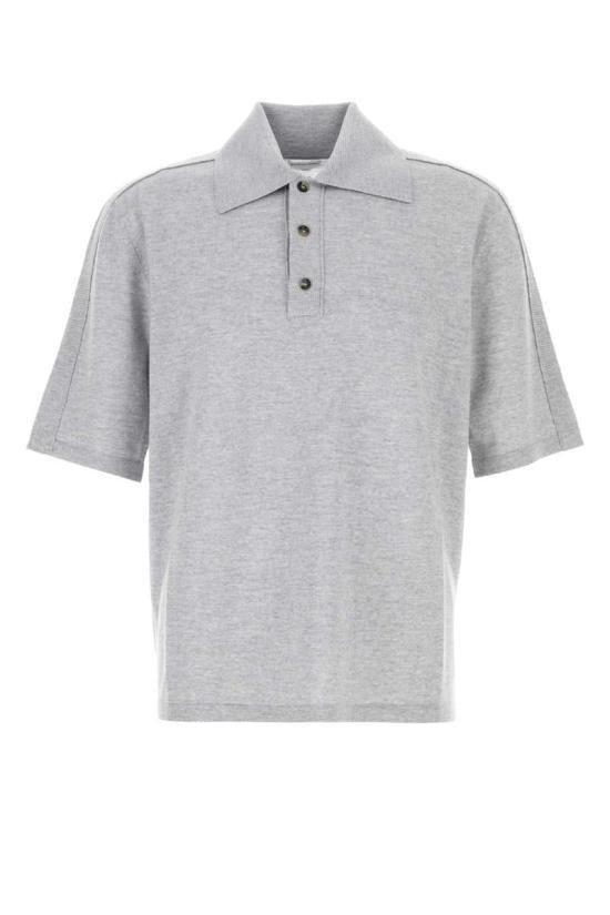 Bottega Veneta Technical Wool Short-Sleeve Polo Shirt