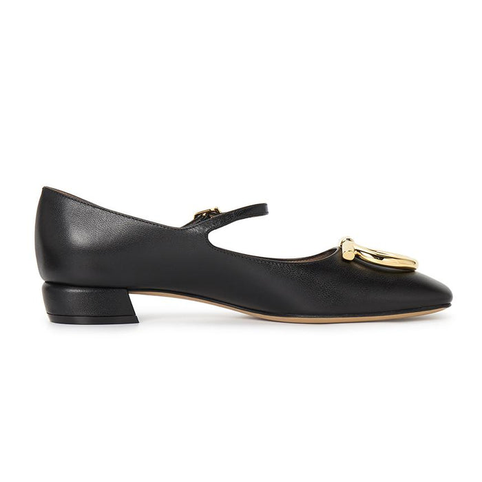Ferragamo Maxi Gancini Mary Jane Pumps Women Width C 0785219
