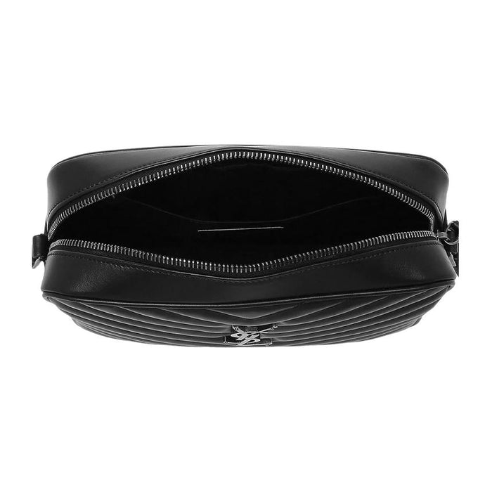 Saint Laurent Women’s Camera Crossbody Bag Black Silver-Tone Hardware