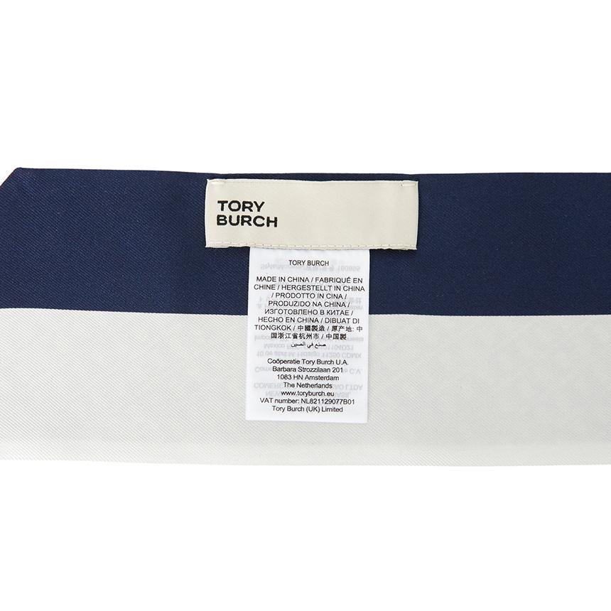 Tory Burch T Link Silk Scarf Scarf
