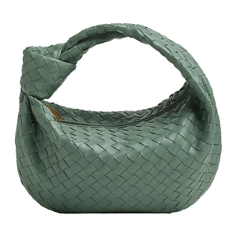 Bottega Veneta Green Intrecciato Leather Mini Jodie Tote Bag