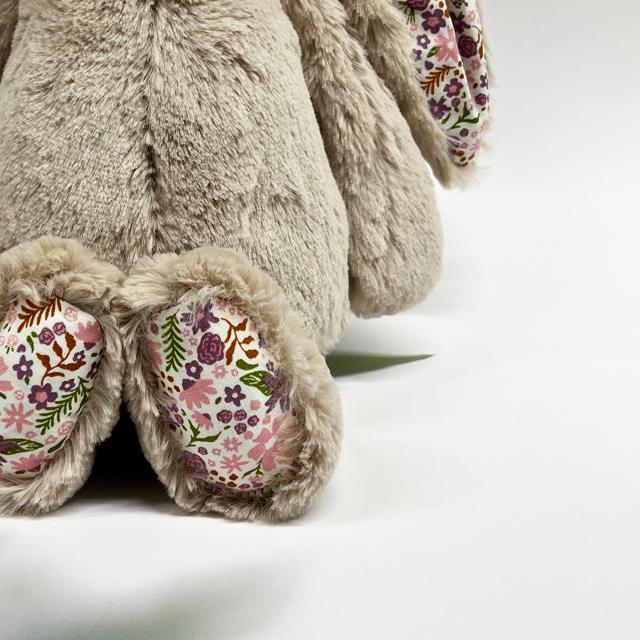 jELLYCAT Blossom Beige Bunny Petal Medium Keyring