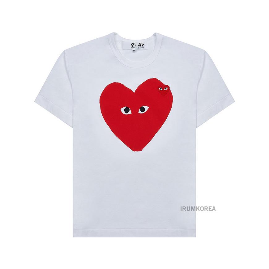 Comme des Garcons Unisex Short Sleeve T-Shirt AX T220 051 WHITE