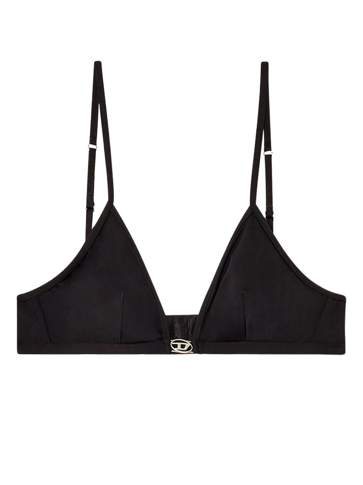 DIESEL Black Stretch Sports Bra Swim Top