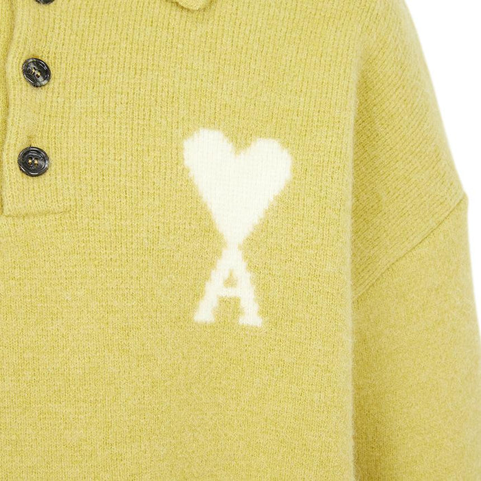 AMI Unisex Collar Knit Sweater UPL408 KN0135 3993